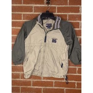 Extreme Limit Boys Jacket Athletic Hooded Green Khaki 4/5